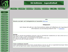 Tablet Screenshot of jugendfussball-kelkheim.de